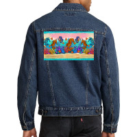 Seahorse Under The Sea Cup Men Denim Jacket | Artistshot