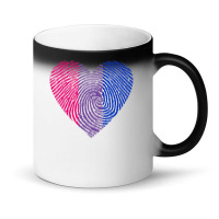 Bisexual Heart Fingerprint Bisexual Pride Month Lgbt Magic Mug | Artistshot