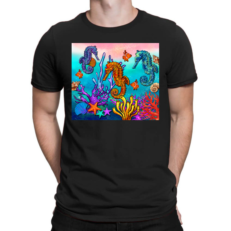 Seahorse Under The Sea Tumbler T-shirt | Artistshot