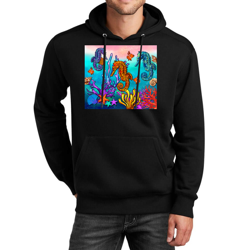 Seahorse Under The Sea Tumbler Unisex Hoodie | Artistshot