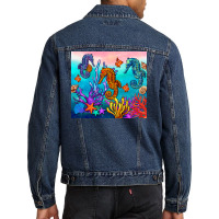 Seahorse Under The Sea Tumbler Men Denim Jacket | Artistshot