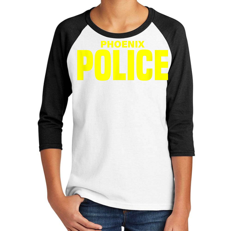 City Of Phoenix Police Officer Arizona Policeman Uniform T Shirt Youth 3/4 Sleeve | Artistshot