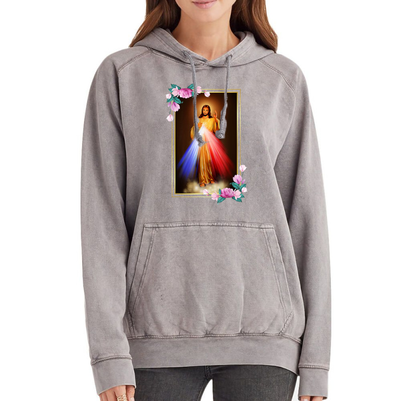 Divine Mercy Jesus Christ, Sacred Heart Of Jesus Gift T Shirt Vintage Hoodie by jacolepachew | Artistshot