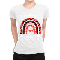 In April We Wear Red Instead Autism People Acceptance T Shirt Ladies Fitted T-shirt | Artistshot