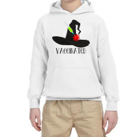 Vaccinated Witch Youth Hoodie | Artistshot