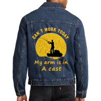 Arm Fishing Men Denim Jacket | Artistshot