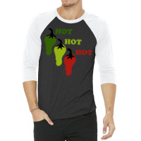 Chili Peppers T  Shirt Hot Hot Hot Chil T  Shirt 3/4 Sleeve Shirt | Artistshot