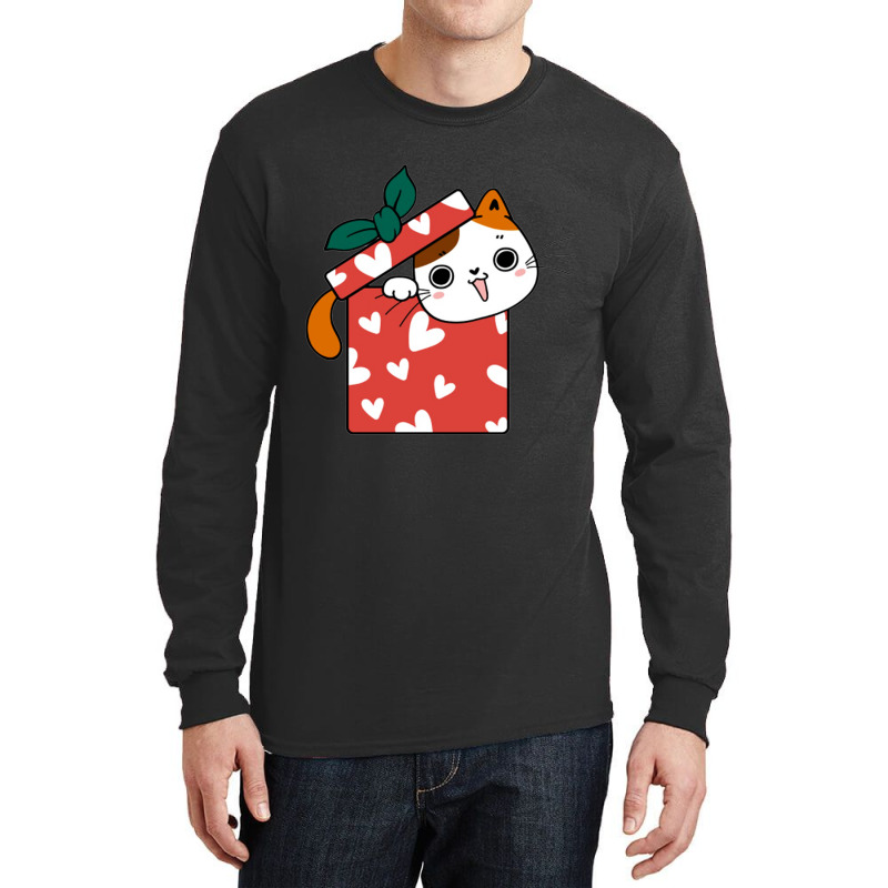 Cat In The Box Long Sleeve Shirts | Artistshot