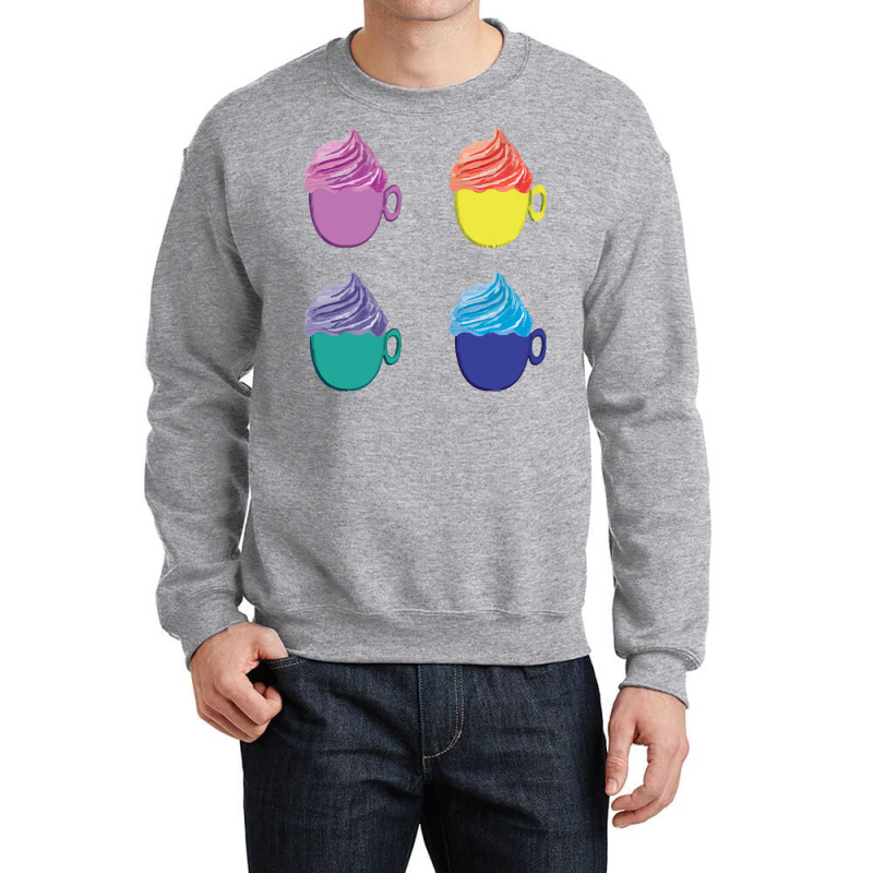 Cool Cup Icecream Dessert Collection T  Shirt Cup Ice Cream Dessert Il Crewneck Sweatshirt | Artistshot