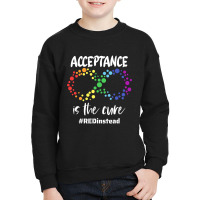 Autism Awareness Wear Red Instead In April 2021 Redinstead T Shirt Youth Sweatshirt | Artistshot