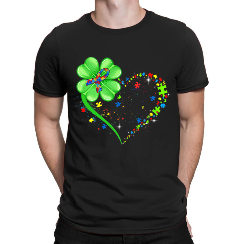 Autism St Patricks Day Clover T-shirt | Artistshot