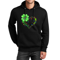 Autism St Patricks Day Clover Unisex Hoodie | Artistshot