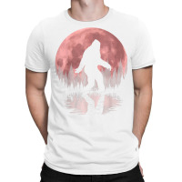 Bigfoot Moon Graphic Night Forest! Cool Sasquatch Men Women T Shirt T-shirt | Artistshot