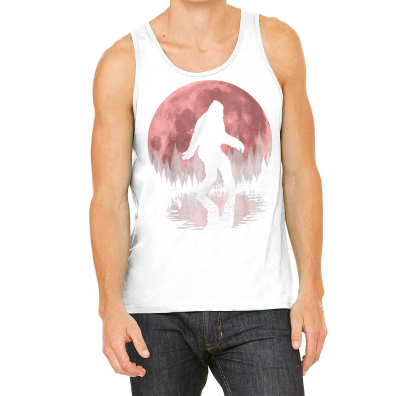 Bigfoot Moon Graphic Night Forest! Cool Sasquatch Men Women T Shirt Tank Top | Artistshot