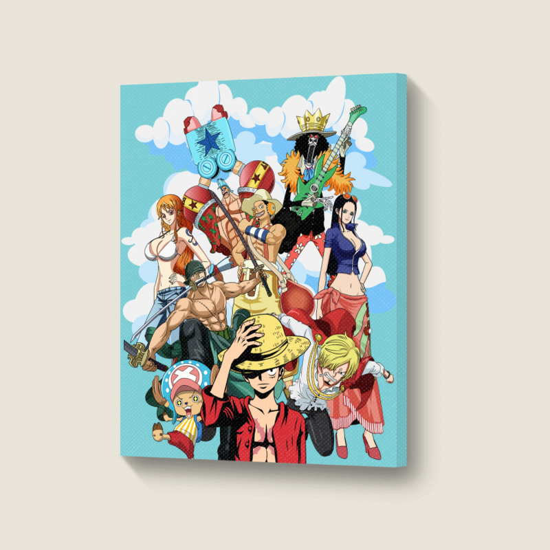 One Piece Anime Portrait Canvas Print. By Artistshot