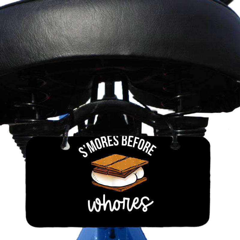 S'mores Before Whores Apparel T Shirt Bicycle License Plate | Artistshot