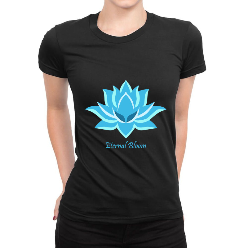 Eternal Bloom Ladies Fitted T-Shirt by ahnstore | Artistshot