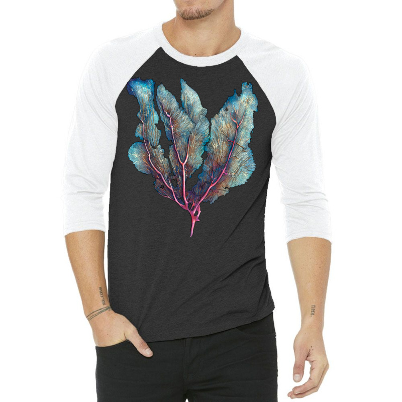 Venus Fan Sea Coral 3/4 Sleeve Shirt | Artistshot