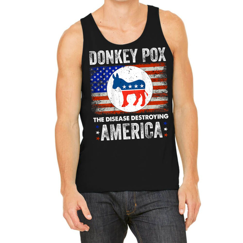 Donkey Pox The Disease Destroying America Back Print T Shirt Tank Top | Artistshot