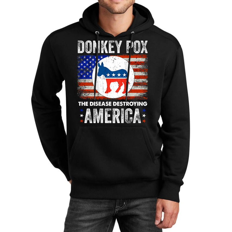 Donkey Pox The Disease Destroying America Back Print T Shirt Unisex Hoodie | Artistshot