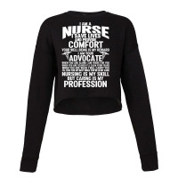 Nursing Is My Skill But Caring Is My Profession Cropped Sweater | Artistshot