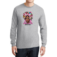 Breast Cancer Warrior Black Woman Long Sleeve Shirts | Artistshot