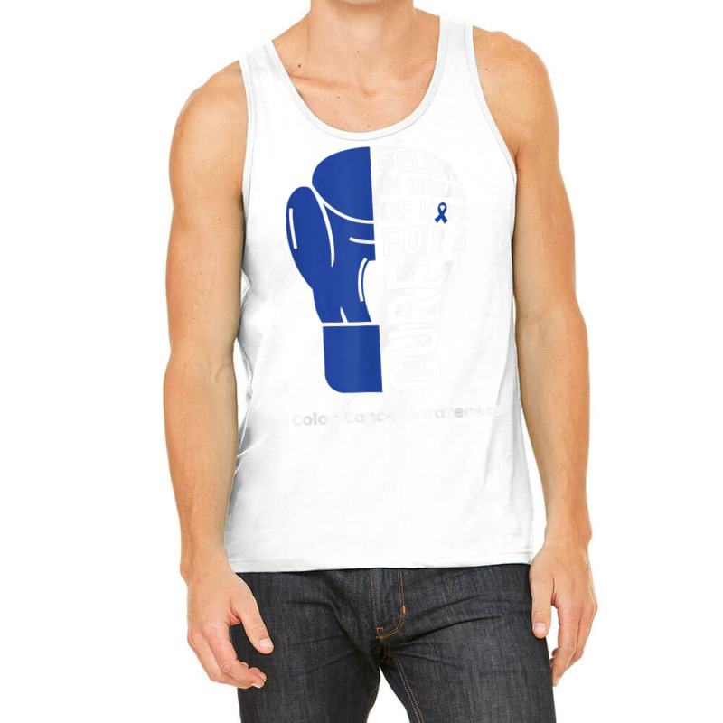 Colon Cancer Day Quote Colon Cancer Awareness Day Wear Blue T Shirt Tank Top | Artistshot