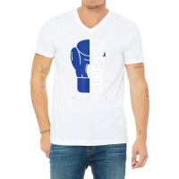 Colon Cancer Day Quote Colon Cancer Awareness Day Wear Blue T Shirt V-neck Tee | Artistshot