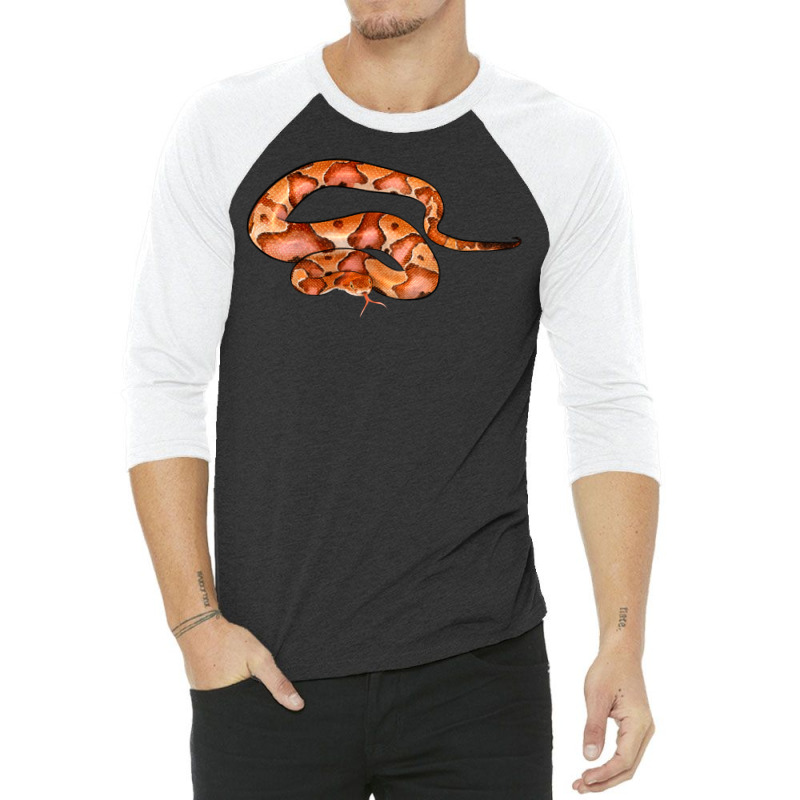 Copperhead Snake Illustrations 3/4 Sleeve Shirt | Artistshot