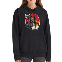 T Shirt Warrior Fox Woman Vintage Hoodie | Artistshot