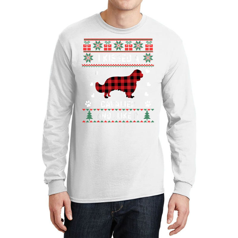 Cavalier Dog Lover Gifts Cavalier Dog Ugly Christmas Sweater Long Sleeve Shirts | Artistshot