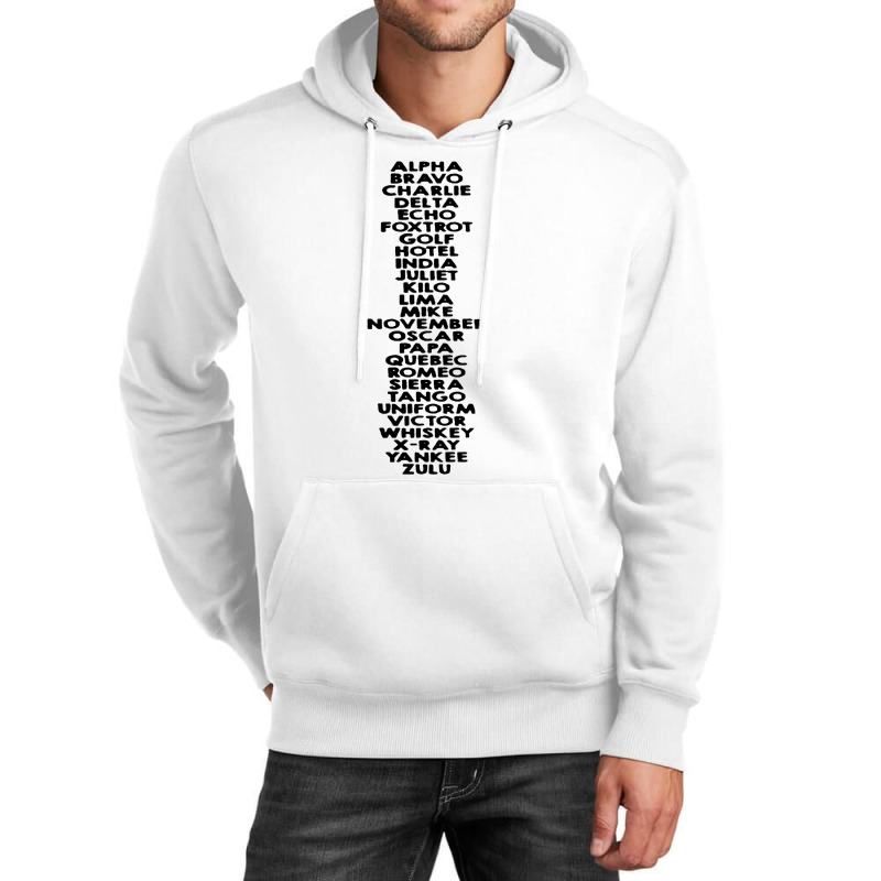 Phonetic Alphabet Unisex Hoodie | Artistshot