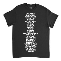 Phonetic Alphabet Classic T-shirt | Artistshot