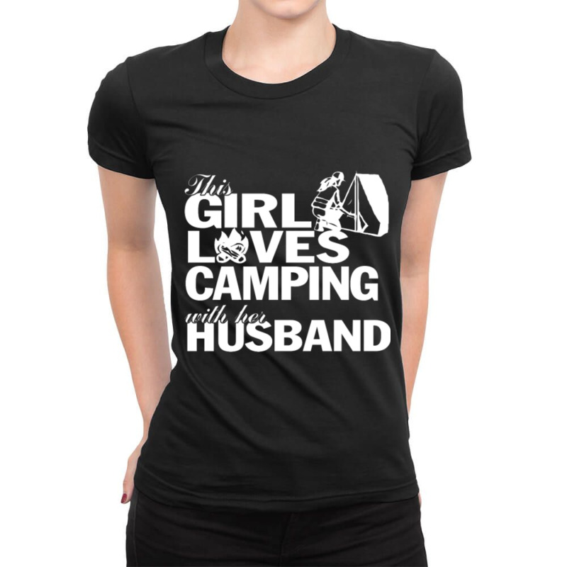 Camping Partner T Shirt T-shirt Ladies Fitted T-Shirt by new121 | Artistshot