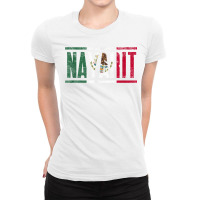 Nayarit Con La Bandera De México T Shirt Ladies Fitted T-shirt | Artistshot