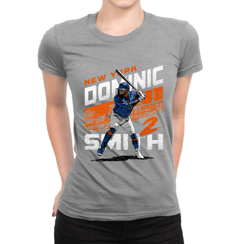 Dominic Smith City Name Ladies Fitted T-Shirt by kr205 | Artistshot