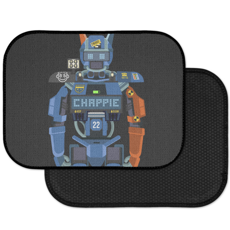 Chappie Flat Fanart Rear Car Mat | Artistshot