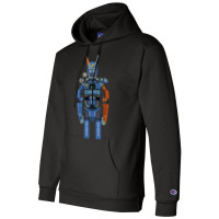 Chappie Flat Fanart Champion Hoodie | Artistshot