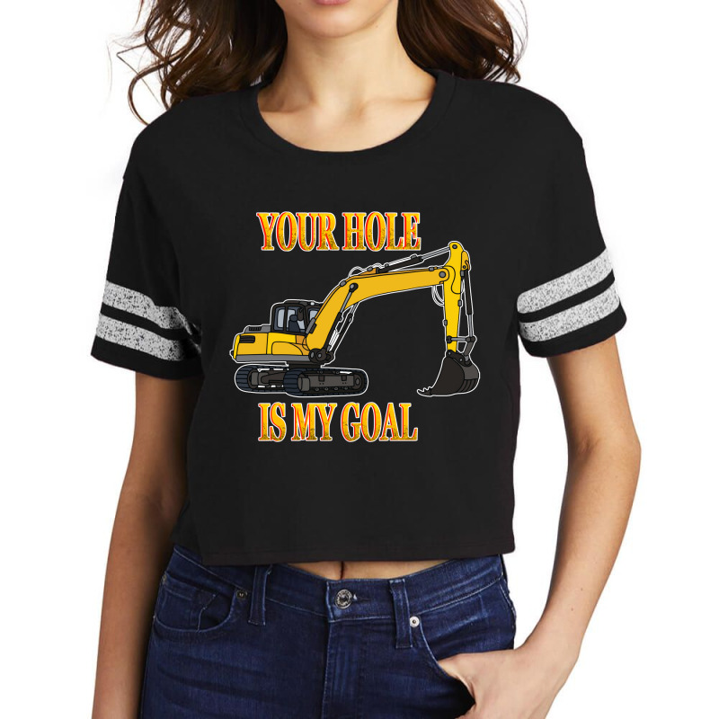 Construction Worker Excavator Driver Men Scorecard Crop Tee by Kaydestx | Artistshot