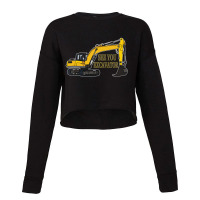 See You Excavator Cropped Sweater | Artistshot