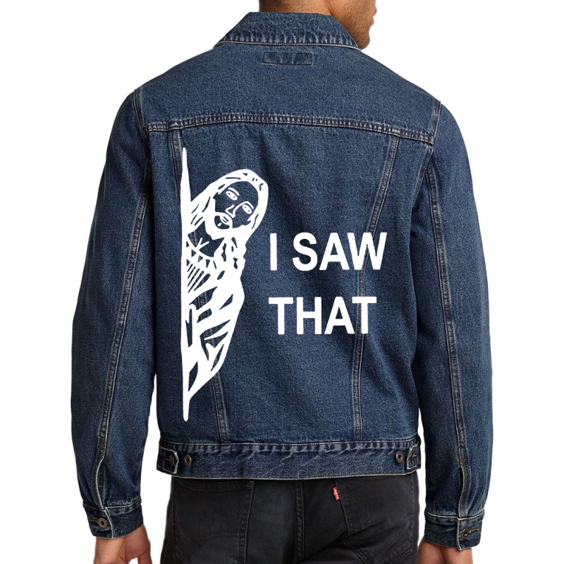 Quote Jesus' Men Denim Jacket | Artistshot