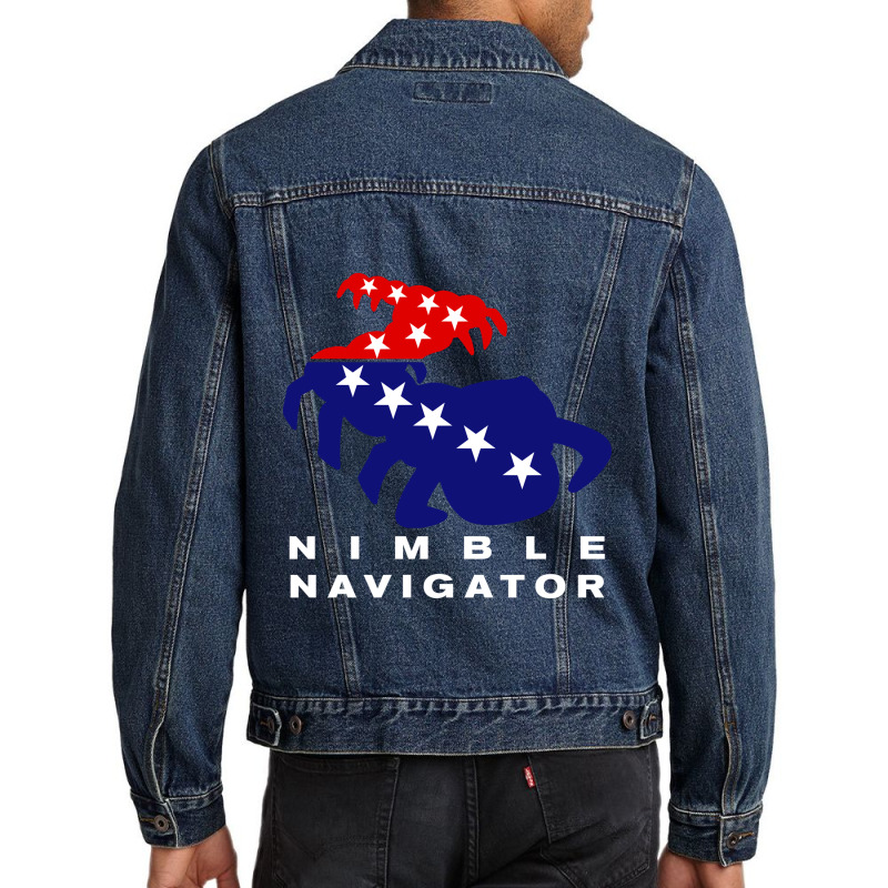 Donald Trump Centiparty Nimble Navigator Men Denim Jacket by moonlight2270 | Artistshot