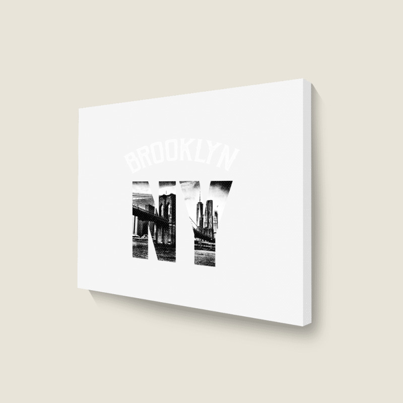 Brooklyn New York Skyline Hoodie Brooklyn Sweatshirt Landscape Canvas Print | Artistshot