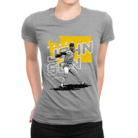 Randy Johnson Player Map Ladies Fitted T-shirt | Artistshot