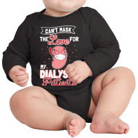 Can't Mask The Love For My Dialysis Patients Pullover Hoodie Long Sleeve Baby Bodysuit | Artistshot