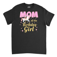 Womens Carousel Party Family Matching Mom 1st First Birthday Girl V Ne Classic T-shirt | Artistshot