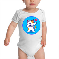 Cute Cat Dabbing Cartoon Baby Bodysuit | Artistshot