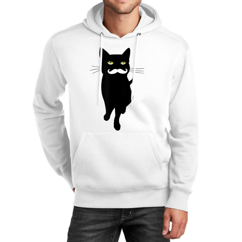 Moustache Cat Unisex Hoodie | Artistshot