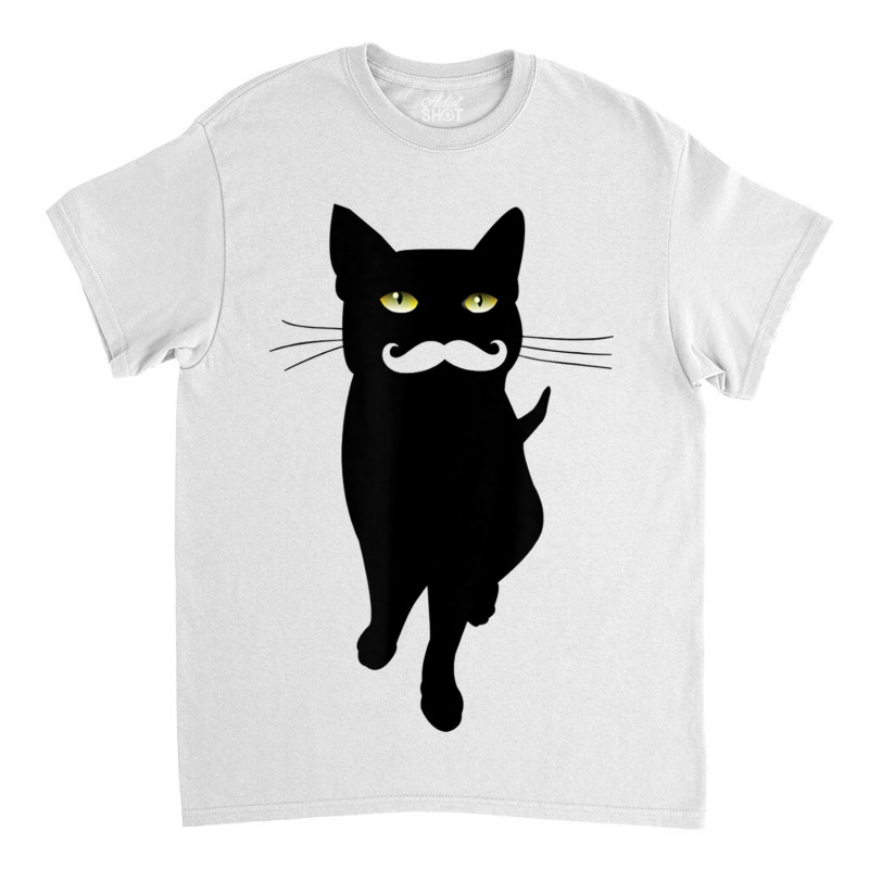 Moustache Cat Classic T-shirt | Artistshot