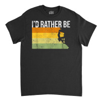 Bouldering Outdoors Rather Be Climbing Rock Gift Classic T-shirt | Artistshot